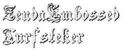 ZendaEmbossed